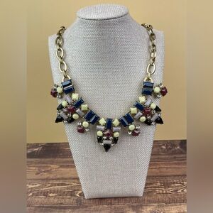 J Crew Art Deco Inspired Statement Necklace